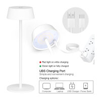 Klighten LED table lamp 2 pieces dimmable wireless IP54 waterproof portable 3000K-6000K for indoor/outdoor
