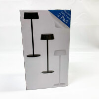 Klighten LED table lamp 2 pieces dimmable wireless IP54 waterproof portable 3000K-6000K for indoor/outdoor