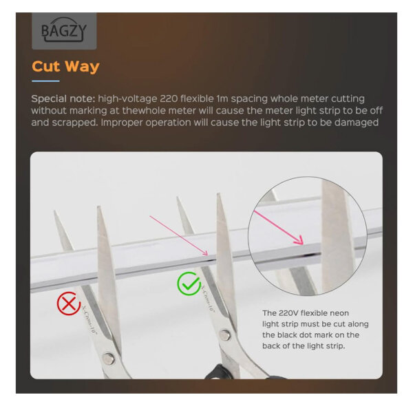 BAGZY Neon LED Strip 50M, 120 LED/M, Outdoor, Waterproof, Flexible Light Strip for Indoor and Outdoor Use, with Power Supply and Controller, Natural White