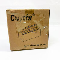 Cwycfw 24W LED Wall Light Black 2 Pieces Warm White 3000K IP65 Waterproof Up and Down Adjustable Light Beam