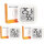 Mini Thermometer Hygrometer, 3 Pack, Digital Room Thermometer, Precise Humidity Measurement, Compact Design