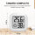Mini Thermometer Hygrometer, 3 Pack, Digital Room Thermometer, Precise Humidity Measurement, Compact Design