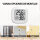 Mini Thermometer Hygrometer, 3 Pack, Digital Room Thermometer, Precise Humidity Measurement, Compact Design
