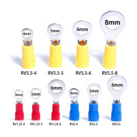 Shengbowi Mixed Quick Disconnect Crimp Klemmen, 22-10 AWG, isoliert, lötlos, Sortiment Kit, vielseitig einsetzbar