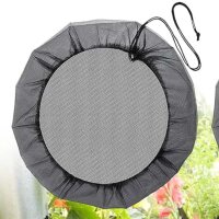 Set of 2 adjustable rain tank nets 80cm - Weatherproof protective cover for round rain towers and beams