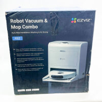 Ezviz RS2 Robot Vacuum Cleaner, 2-in-1, 4000pa Suction, Laser Navigation, 3K Camera, App/Alexa Control
