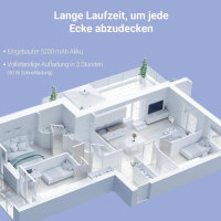 Ezviz RS2 Robot Vacuum Cleaner, 2-in-1, 4000pa Suction, Laser Navigation, 3K Camera, App/Alexa Control, with Scratches