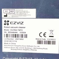 Ezviz RS2 Robot Vacuum Cleaner, 2-in-1, 4000pa Suction, Laser Navigation, 3K Camera, App/Alexa Control, with Scratches