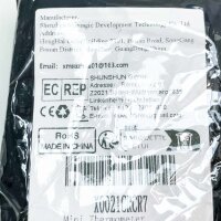 Mini Thermometer Hygrometer, 6 PCS, LCD Digital, Room Temperature & Humidity, White, Compact and Precise.