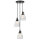 Phansthy 3 Flaming Pendant Light Modern Retro Hanging Lamp Black Loft Style Vintage Design