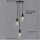 Phansthy 3 Flaming Pendant Light Modern Retro Hanging Lamp Black Loft Style Vintage Design