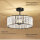 Qamra, 40CM, Ceiling Light, Modern Round Hanging Lamp for Living Room, Hallway, Bedroom, Kitchen