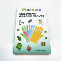 Plusawa Kinderschnittfeste Handschuhe, D-Klasse, Schnittschutz, flexibel, atmungsaktiv, ideal für Basteln, Gartenarbeit, 2er-Pack, Grau, S (4-6 Jahre)