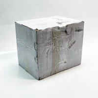 Electric pasta machine 135 W, powerful for home & business, 2.5 mm pasta blade, 5 kg/h, red, cover missing