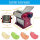 Electric pasta machine 135 W, powerful for home & business, 2.5 mm pasta blade, 5 kg/h, red, cover missing