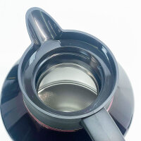 BSLONEMON Thermal Carafe 1.7 l, double-walled, isothermal, 316 stainless steel, push button, dark red, 24h hot, 12h cold