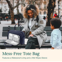 WELAVILA Diaper Bag, Unisex Travel Nappy Bag, Stylish...