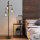 Rayofly Dimmable Diamond Floor Lamp, 162cm, Industrial Black, 3 Cage Lampshades, Dimmer, Metal Vintage for Living Room, Bedroom, Dining Room.
