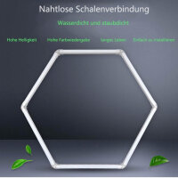 DIY Sechseck-Garage-LED-Licht, 12er-Pack, Deckenleuchte...