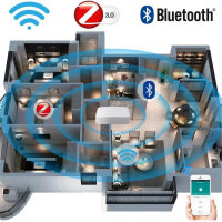 KETOTEK Tuya Gateway Hub, ZigBee WiFi Bluetooth, Smart Life APP, for Tuya compatible devices, versatile control.