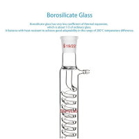 Stonylab Glaskondensator 19/22, Condenser, 300 mm Schichtlänge, Borosilic glass