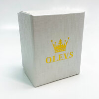 OLEVS Herrenarmbanduhr, Chronograph, Quarzwerk, Klassischer Comic-Stil, Datum, 3ATM wasserdicht