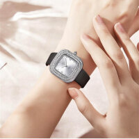 OLEVS Damenuhr, Modellnr. nicht verfügbar, Quarz, quadratisches Zifferblatt, Roségold, wasserdicht, leuchtend, elegant.