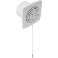 Wind Systems Bathroom Electric Window 150 mm White Wall Mounted Ceiling Silencer Energy Efficient for Home Kitchen Garage