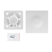Wind Systems Electric Bathroom Window 125 mm - 2 Stages - Timer - Wall & Ceiling Mounted - Quiet - Energy Efficient