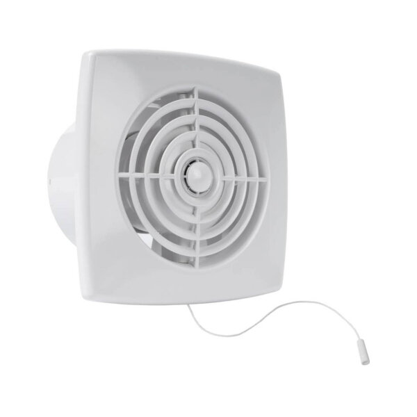 Wind Systems Electric Window 125 mm white ceiling mounting with shot switch silencer energy efficient for home kitchen garage