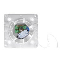 Wind Systems Electric Window 125 mm white ceiling mounting with shot switch silencer energy efficient for home kitchen garage