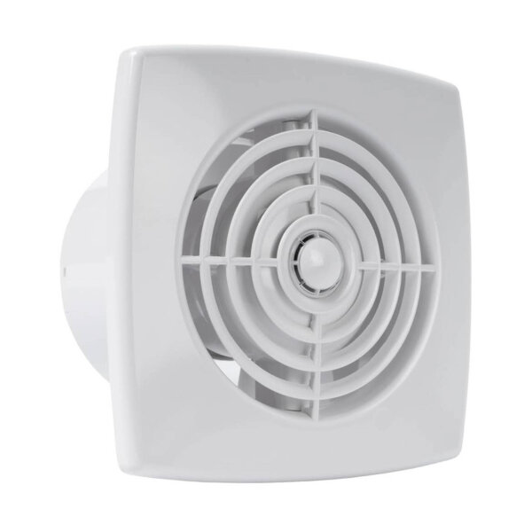 Wind Systems Bathroom Electric Window 100 mm White with Sensor Timer Ceiling Assembly Silencer Energy Efficient for Home Kitchen Garage