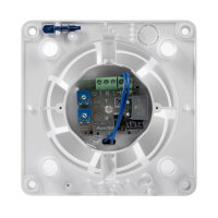 Wind Systems Bathroom Electric Window 100 mm White with Sensor Timer Ceiling Assembly Silencer Energy Efficient for Home Kitchen Garage