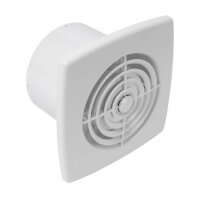 Wind Systems Bathroom Electric Window 100 mm White with Sensor Timer Ceiling Assembly Silencer Energy Efficient for Home Kitchen Garage