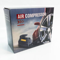 Mihoho Elektrische Luftpumpe, Tragbare Reifenpumpe, Digitalanzeige, Druckprüfung, für Autos, Fahrräder, Motorräder, schwarz