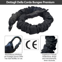 Ches Bungee Fitness Equipment, 60KG Anti-Gravity Dance Rope, Ideal for Dance and Fitness at Home, Elastic Resistance Band.