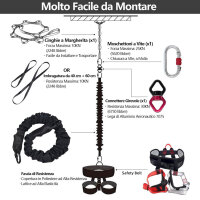 Ches Bungee Fitness Equipment, 60KG Anti-Gravity Dance Rope, Ideal for Dance and Fitness at Home, Elastic Resistance Band.