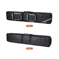 JTVTW Billiard Cue Bag 4 Butts 8 Shafts Black Soft...