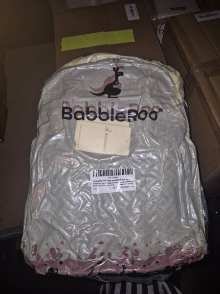 BabbleRoo Wickelrucksack, Multifunktional, Große Kapazität, inkl. Wickelauflage & Schnullerhalter