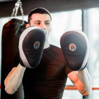 Meister cowhide gloves, curved, with wrist support, 1...