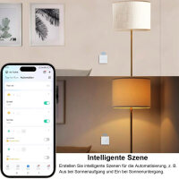 Smart Ketotek WI-FI 3-Gang Switch, White Light Switch, Alexa/Google Assistant Compatible, App Control, Timer