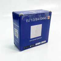 Smart Ketotek WI-FI 3-Gang Switch, White Light Switch, Alexa/Google Assistant Compatible, App Control, Timer