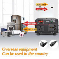 Yinleader USA Spannungstransformator 500 VA Spannungswandler 230 V bis 110 V/110 V bis 230 V vielseitig und kompakt