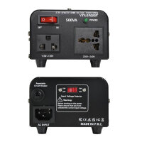 Yinleader USA Spannungstransformator 500 VA Spannungswandler 230 V bis 110 V/110 V bis 230 V vielseitig und kompakt