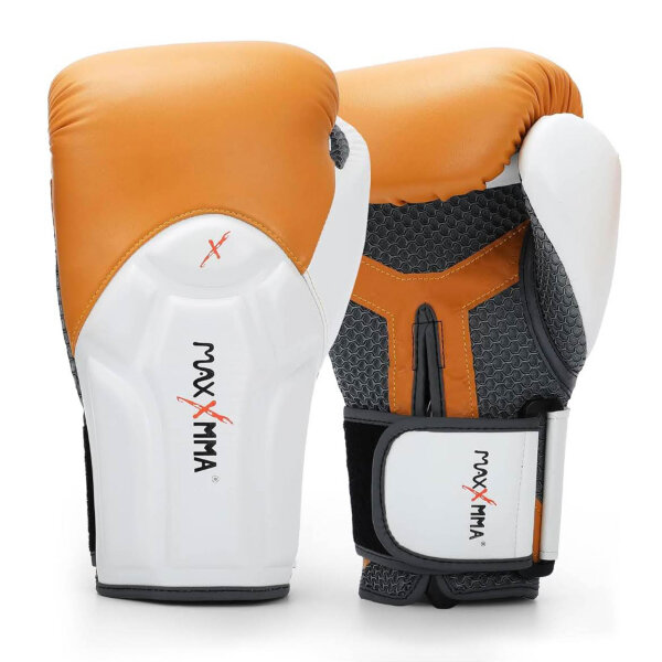 MaxxMMA 14 oz Boxhandschuhe für Thai Boxen, MMA, Kickboxen, Sparring, Training, optimaler Schutz und Komfort