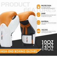MaxxMMA 14 oz Boxhandschuhe für Thai Boxen, MMA,...