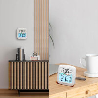 Raddy Pt-2, Wireless Thermometer, Pool, IPX7, leicht ablesbar, Wecker, hochgenauer Sensor für Pool, Whirlpool, Badewanne