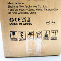 AIKE AK2800B ECO electric hand dryer, stainless steel, automatic sensor, HEPA filter, 10-15 sec. drying, environmentally friendly, efficient