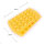 Liflicon silicone mold, 24 cake pops, heat-resistant up to 250 °C, yellow, DIY lollipops, including 50 sticks