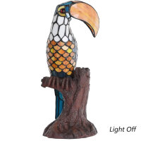 Bieye L30813, Table Lamp, Tiffany Style, Stained Glass,...